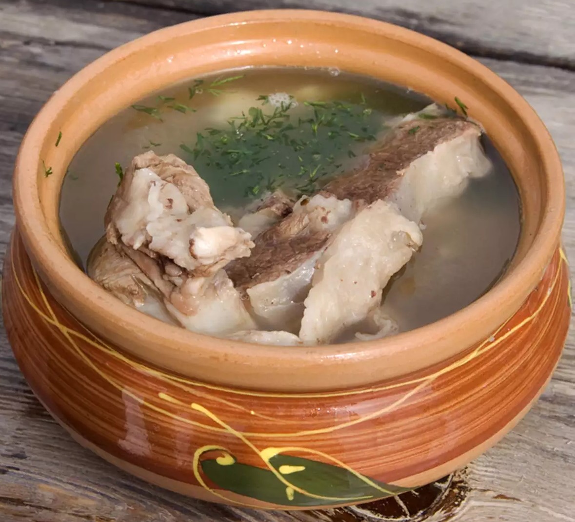 Brown Onion Mutton Soup